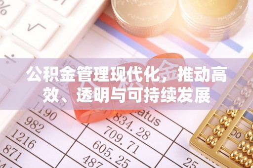 赣州公积金管理现代化，推动高效、透明与可持续发展